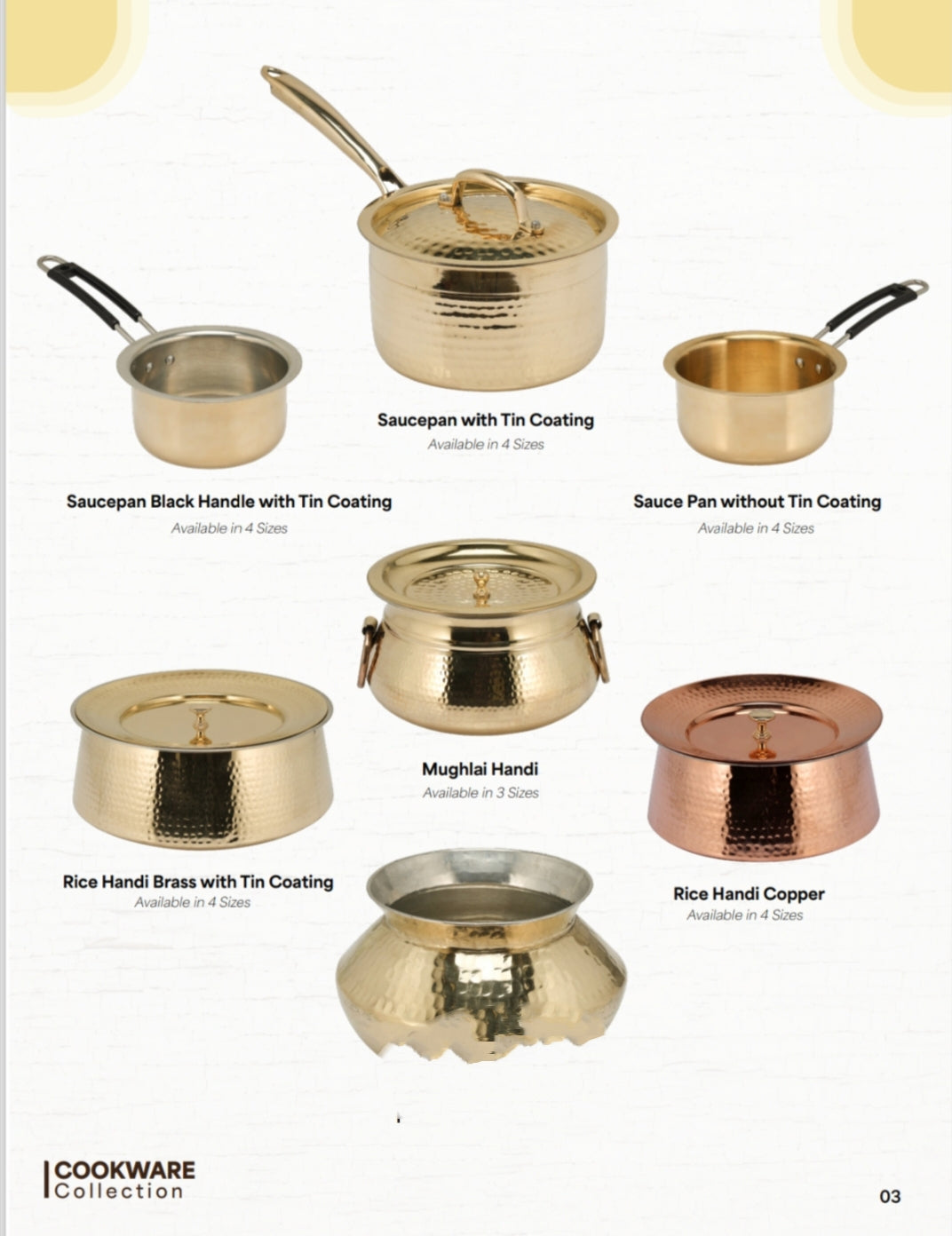 Traditional Brass and Copper Cookware Collection – Price on Request