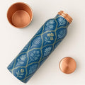 Handcrafted Meenakari Pure Copper Water Bottle