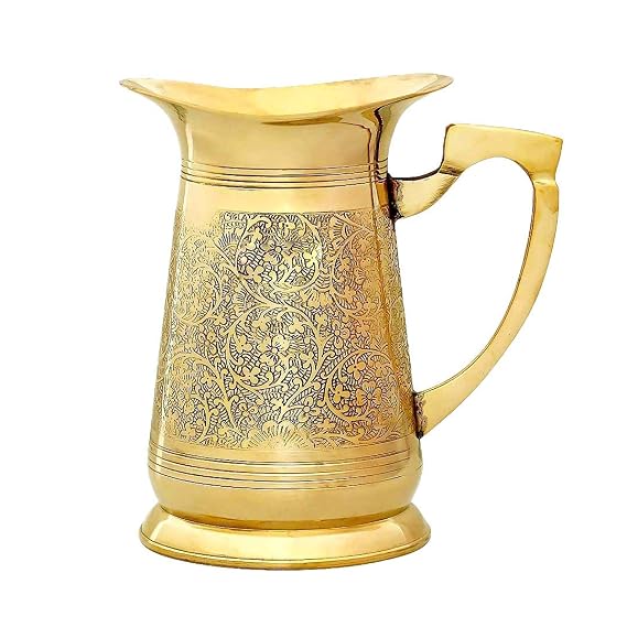 Premium Etched Brass Dinner Set – 51 Piece Luxury Set